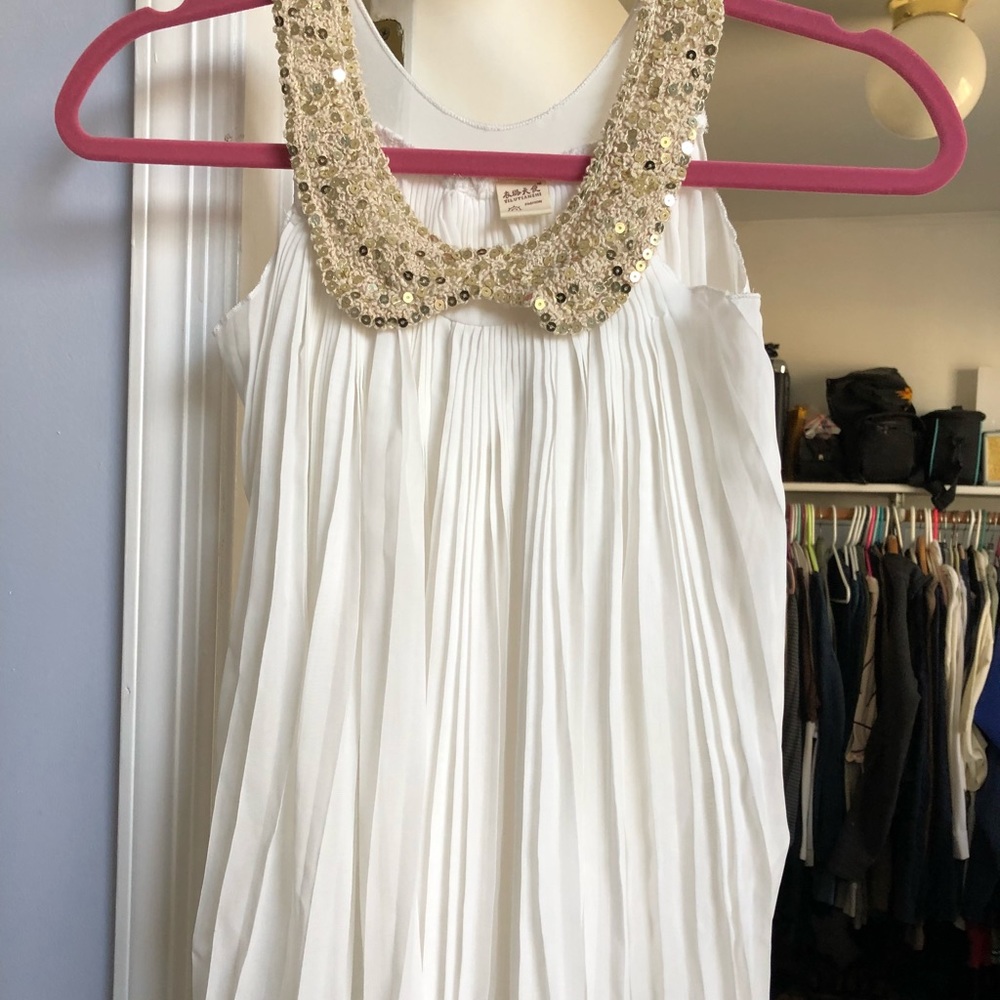 Chiffon Dress with sequins